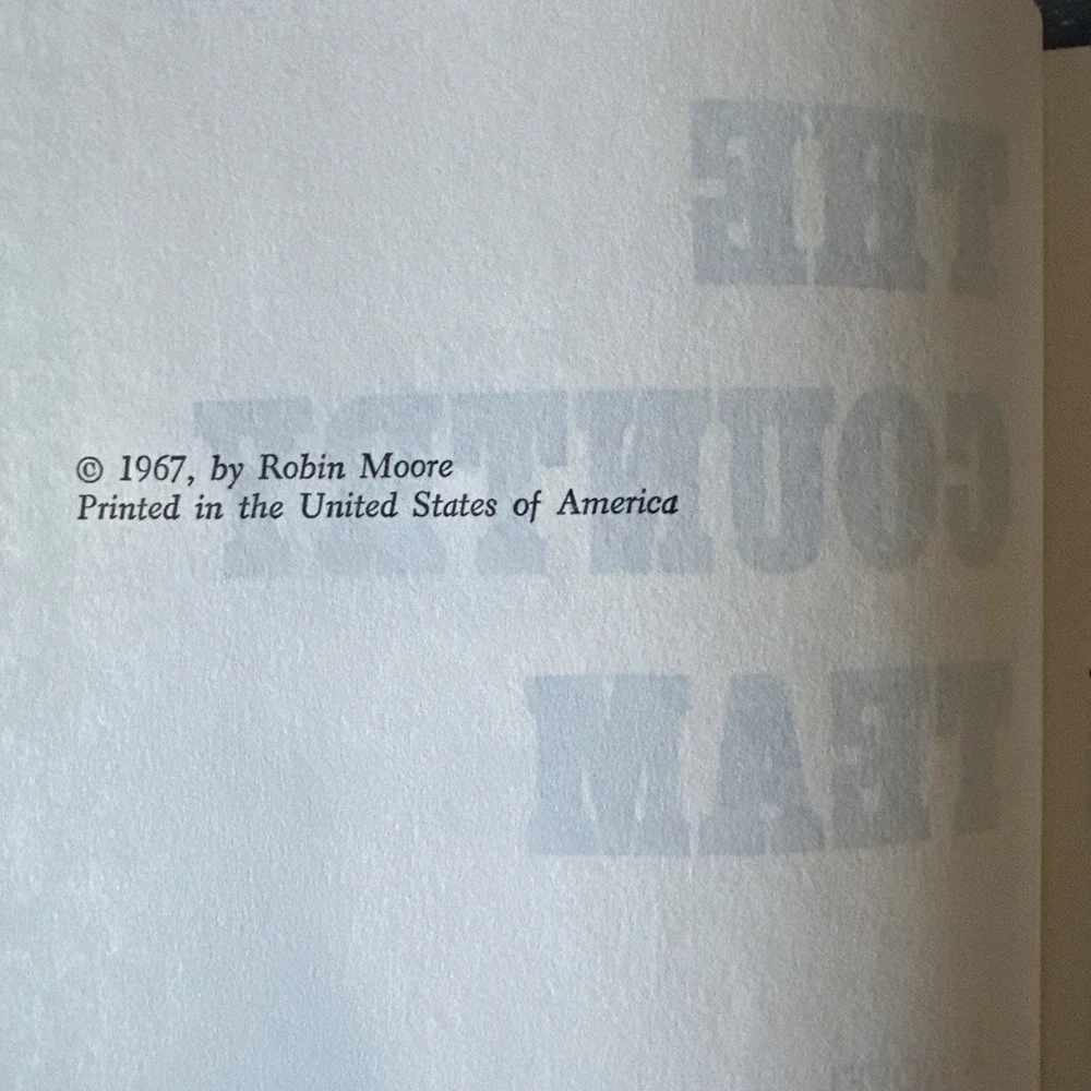 THE COUNTRY TEAM by Robin Moore 1967 Crown‎ Publishers hardcover